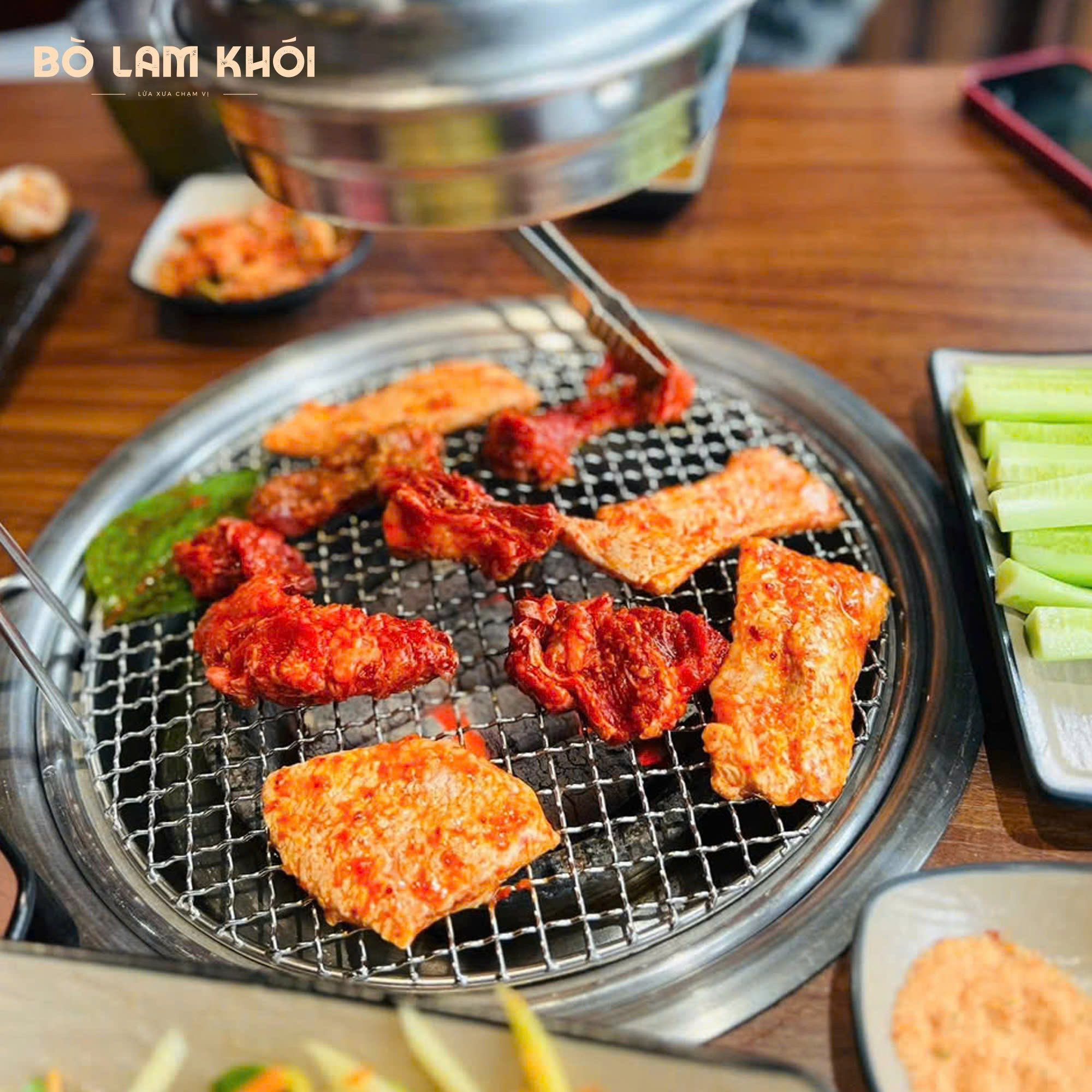 Thịt bò nướng than hoa