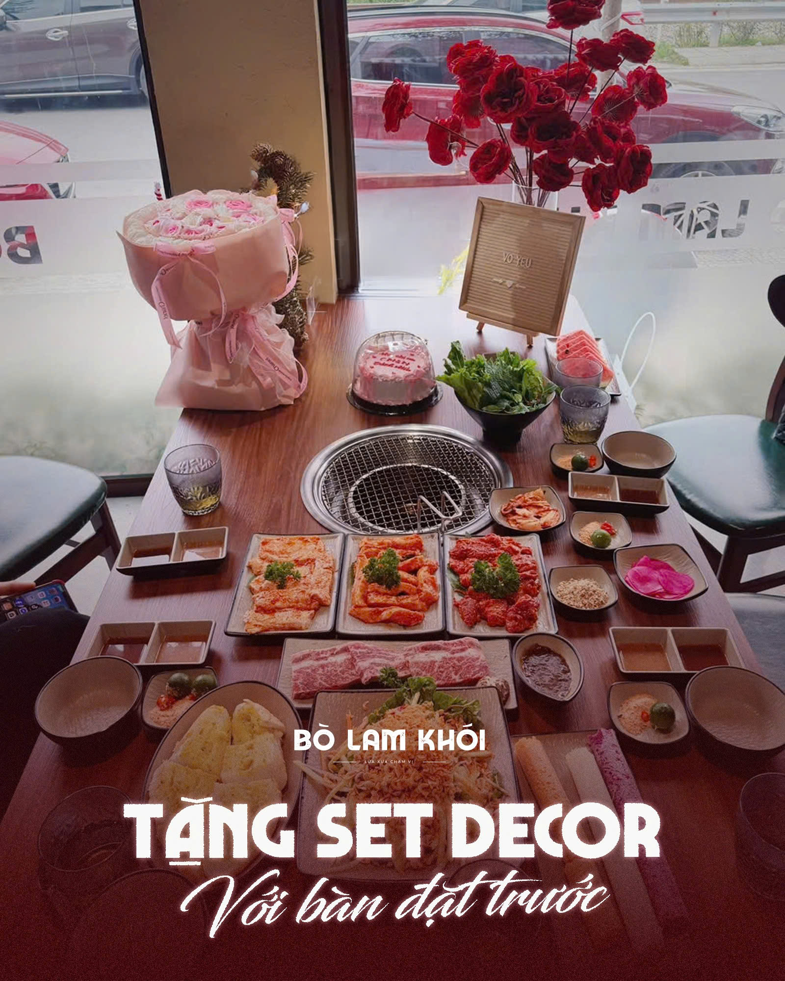 Tiệc sinh nhật tại Bò Lam Khói